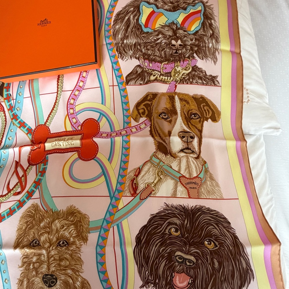 Hermes Jour de Casting scarf 70 - Picture 2 of 11